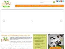 Tablet Screenshot of pmvnutrient.com
